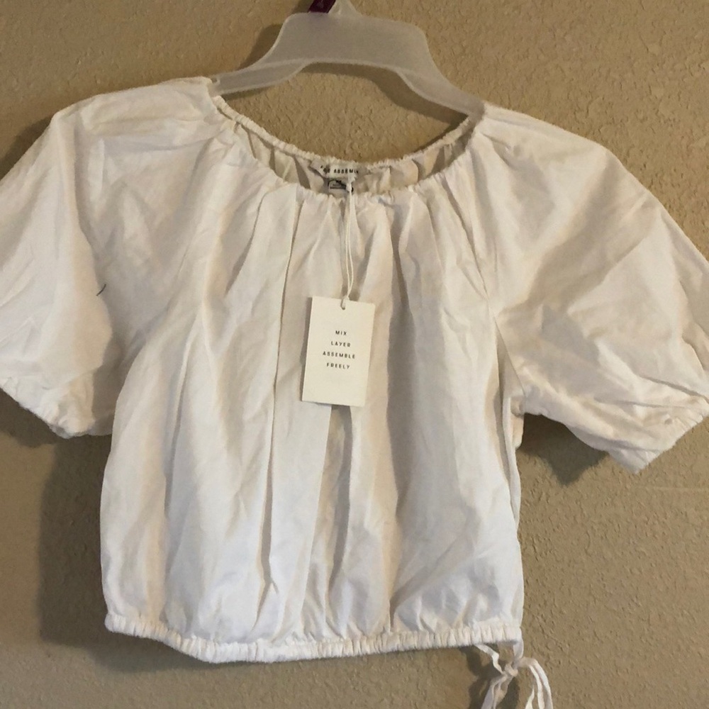 White Puff Sleeve Blouse